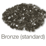 Bronze (standard) Fireplace Glass