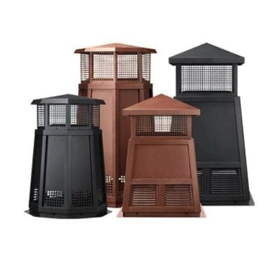 Decorative Termination Caps and Shrouds