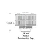 TR344-Round Termination Cap