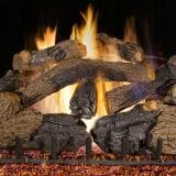 Charred Grizzly Fireplace logs