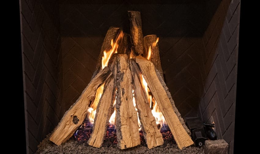 Rural Split Oak Logs