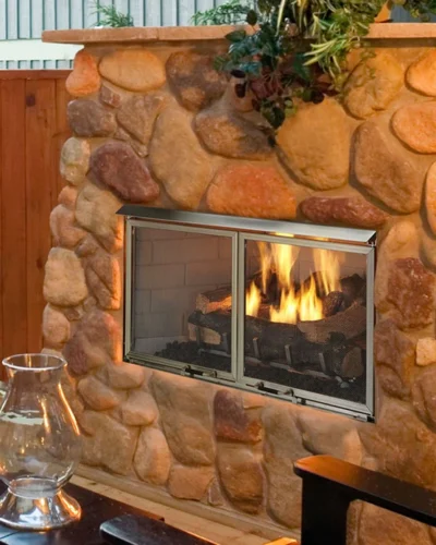 Majestic Villa 36 Inch Outdoor Vent Free Gas Fireplace