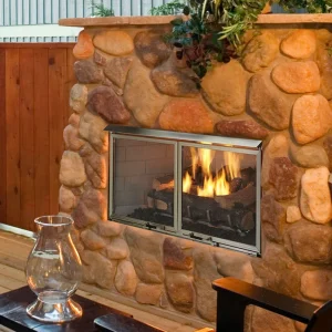 Majestic Villa 36 Inch Outdoor Vent Free Gas Fireplace