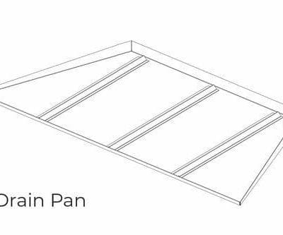 Drain Pan – 60″ Lanai(adds 3″ to framing height)