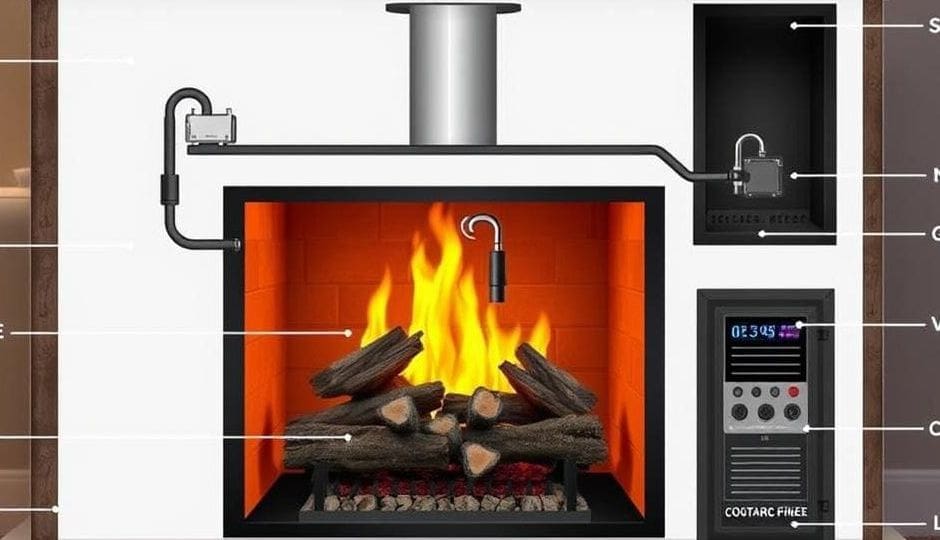 Components of Gas Fireplace- Natural Gas Guide