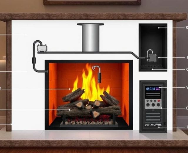 Components of Gas Fireplace- Natural Gas Guide