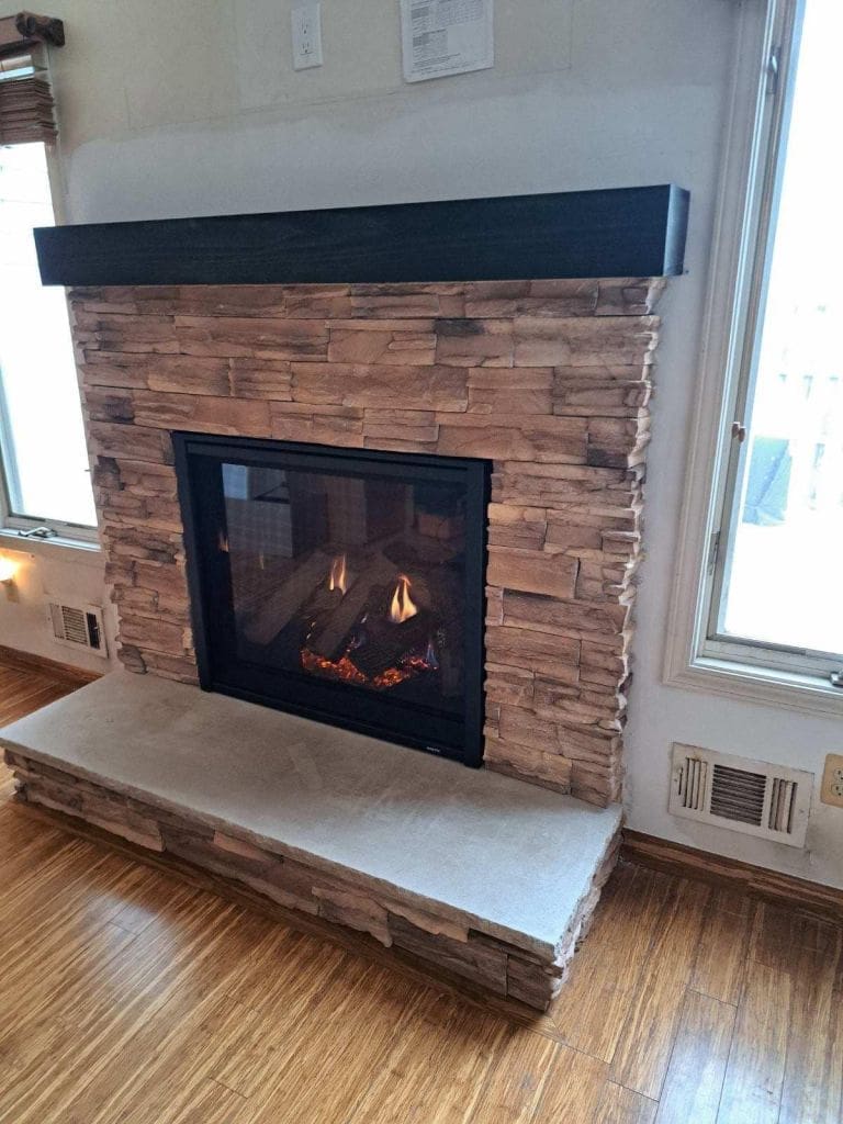 Majestic Meridian Platinum with Mocha Ledgestone