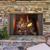 Outdoor Lifestyles Cottagewood 42" Outdoor Wood Burning Fireplace with Gray Traditional Refractory - ODCTGWD42
