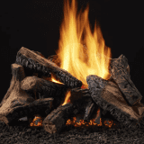 Fiber Ceramic Log Set For Use With 30" Radiant Burner - 8 Piece Set