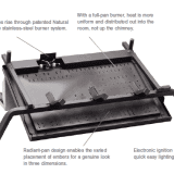 30" Radiant Vented Burner Assembly IPI with Remote - LP