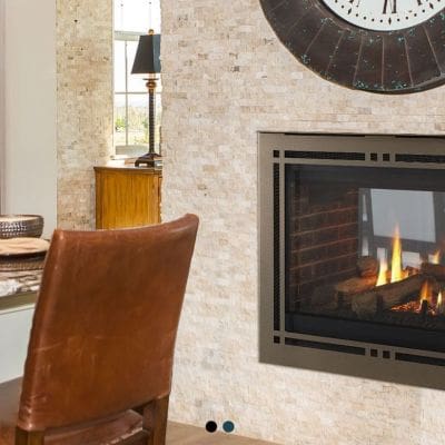 Majestic 36″ Direct Vent See Thru Gas Fireplace with IntelliFire Touch Ignition, NG