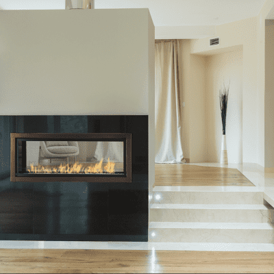 48″ Artisan Double-Sided Vent Free Linear Fireplace, IFT 2.0 – LP