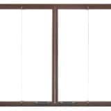 Outdoor Lifestyles Premium Outdoor Glass Bi-Fold Door with Stainless Steel Construction - Bronze Finish
