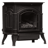 Buck Stove T-33 Series Vent Free Gas Stove with Legs, DX18 Gas Logs and Blower – LP – NV T33LP