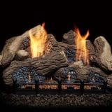 Berkley Oak 7-Piece Fiber Ceramic Log Set